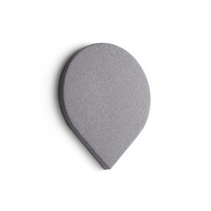 Akustický panel POLY, kapka, 600x600x56 mm, nástěnný, fialová