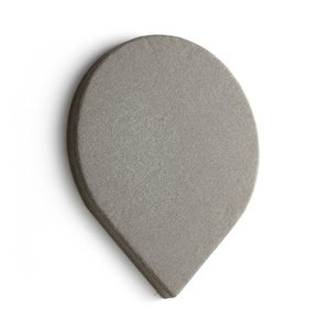 Akustický panel POLY, kapka, 800x800x56 mm, nástěnný, hnědá
