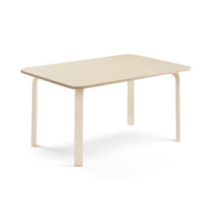 Stůl ELTON, 1200x700x590 mm, bříza, akustická HPL deska, bříza