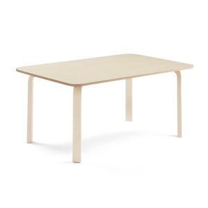 Stůl ELTON, 1400x800x590 mm, bříza, akustická HPL deska, bříza