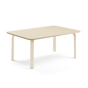 Stůl ELTON, 1400x700x530 mm, bříza, akustická HPL deska, bříza