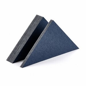 Akustický panel PATTERN, 600x600x40 mm, bal. 4 ks, modrý