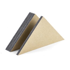 Akustický panel PATTERN, 600x600x40 mm, bal. 4 ks, žlutý