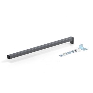 Konzola na sloupek k pracovnímu stolu ROBUST/SOLID, 700 mm, tmavě šedá