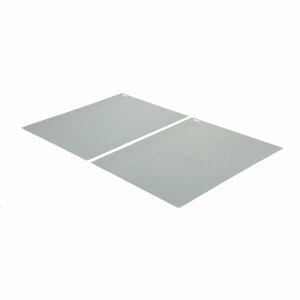 Zadní plechová výplň pro regál Mix s otevřeným rámem, 2500x1000 mm, pozink