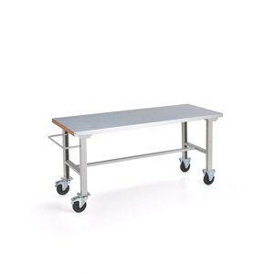 Mobilní dílenský stůl SOLID, 2000x800 mm, ocel