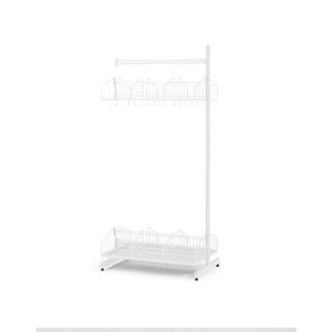 Šatní stěna TRÅD, přídavná sekce, 900x2000 mm, bílá