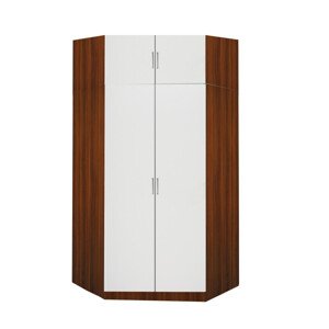 Idea Skříň rohová ESO 61550 ořech/bílá