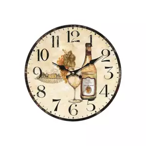 Autronic Hodiny víno, 34cm HA1657