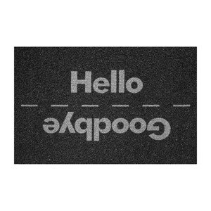 Idea Rohožka Hello/Goodbye černá