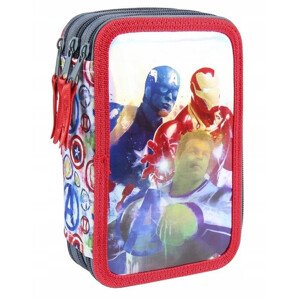 bHome Školní penál třípatrový s náplní Avengers PEBH0841