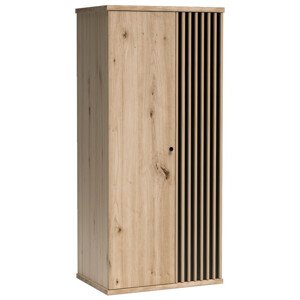 Casarredo Šatní skříň 2D BARBUS dub artisan/černá
