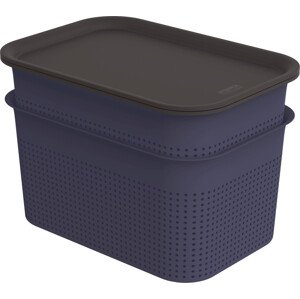 ROTHO SET 2x 4,5l BRISEN box s víkem - modrá