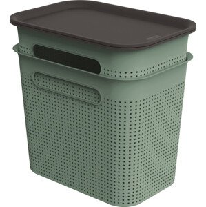 ROTHO SET 2x 7L BRISEN box s víkem - zelená