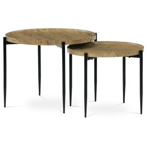 Autronic Set 2ks konferenčních stolků AF-601 OAK