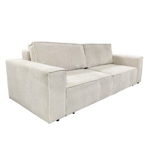 Tempo Kondela Rozkládací pohovka HARPERA BIG SOFA - smetanová + kupón KONDELA10 na okamžitou slevu 3% (kupón uplatníte v košíku)
