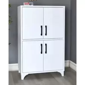 Casarredo Komoda nízká čtyřdveřová CHUCK barva bílá