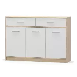 Casarredo Komoda 3D2S TIPS dub sonoma/bílá mat