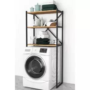 Casarredo Regál na pračku SIARA borovice/černá