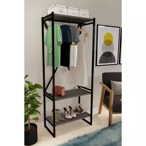 Casarredo Věšák na šaty HARUKI antracit/černá