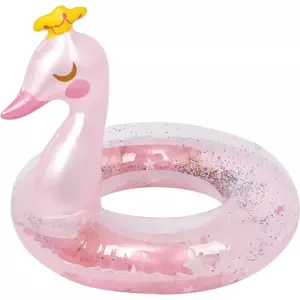 bHome Dětský nafukovací kruh Labuť 70cm BABH1626