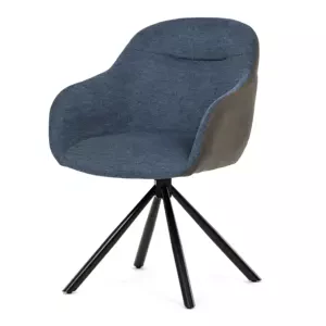Autronic Otočná jídelní židle DCH-Y1143 BLUE2, modrá