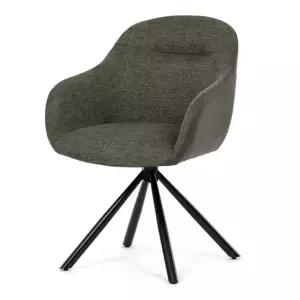 Autronic Otočná jídelní židle DCH-Y1143 GRN2, zelená