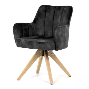Autronic Otočná jídelní židle HC-D7188 BK4