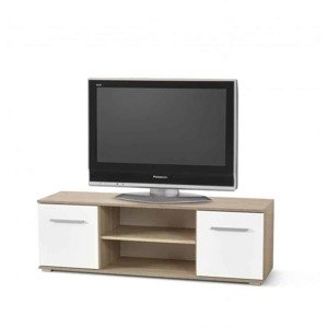 Halmar Televizní stolek LIMA RTV-1, dub sonoma / bílá