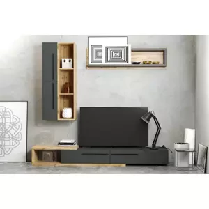 Casarredo Obývací sestava OVIDEO barva dub tahoe/antracit