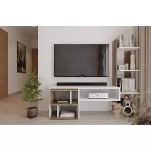 Casarredo Obývací sestava ZAROS barva bílá/dub ansberg tmavý
