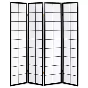 Autronic Paraván 4 dílný EF-E804 BK
