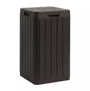 TOOMAX RIO GARDEN zahradní plastový koš 80 L - hnědá