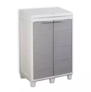 TOOMAX Recyklační skříňka WOODYS S - světle šedá