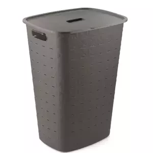 Curver Softex 56L koš na špinavé prádlo - tmavě šedá