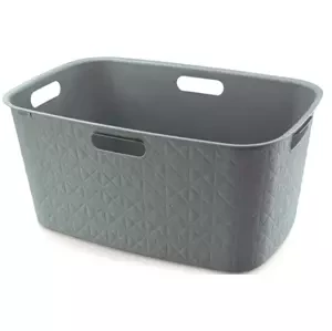 Curver Softex 45L koš na čisté prádlo - zelená