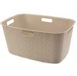 Curver Softex 45L koš na čisté prádlo - béžová