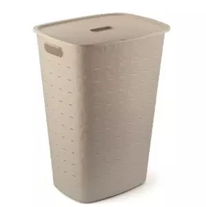 Curver Softex 56L koš na špinavé prádlo - béžový