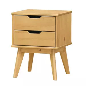 Idea Noční stolek 2 zásuvky BONITO vosk