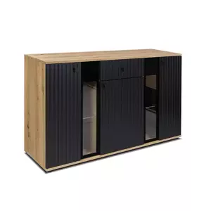 Casarredo Komoda SALSA černá/dub artisan