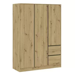 Casarredo Šatní skříň 3D2S BURELA dub artisan/antracit