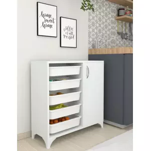 Casarredo Multifunkční skříňka 1D xali bílá