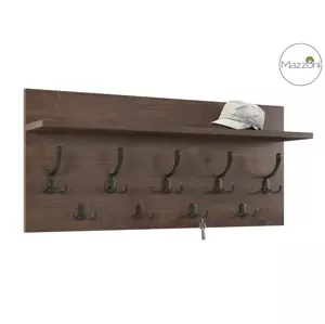 Casarredo Věšák s policí 90 cm dub/černá