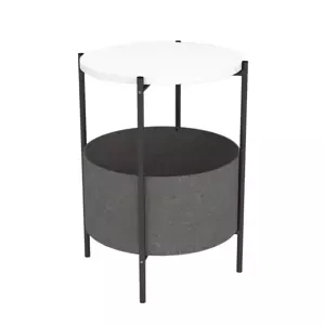 Casarredo Odkládací stolek kulatý JUDITH bílá