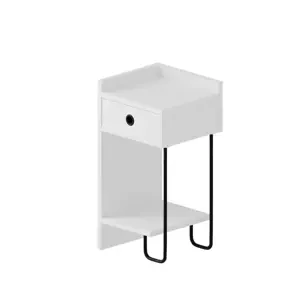 Casarredo Noční stolek levý SHADOWS, bílý