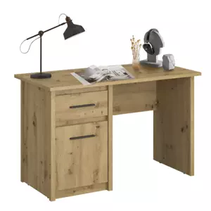 Tempo Kondela PC stůl AIRON 1D1S/120 - dub artisan + kupón KONDELA10 na okamžitou slevu 3% (kupón uplatníte v košíku)