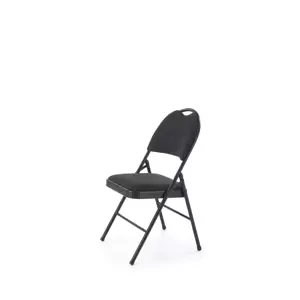 Halmar Skládací židle K566, černá