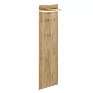 Tempo Kondela Věšákový panel RIOMA TYP 19 - dub artisan/bílá + kupón KONDELA10 na okamžitou slevu 3% (kupón uplatníte v košíku)