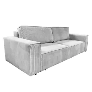 Tempo Kondela Rozkládací pohovka HARPERA BIG SOFA, světle šedá + kupón KONDELA10 na okamžitou slevu 3% (kupón uplatníte v košíku)
