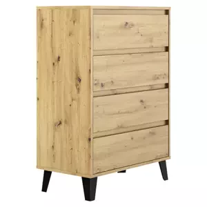 Tempo Kondela Komoda BOGAN NEW 4S70, dub artisan + kupón KONDELA10 na okamžitou slevu 3% (kupón uplatníte v košíku)